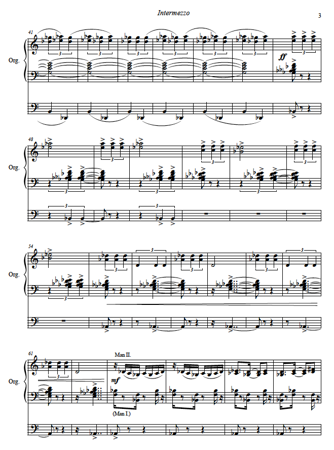 Intermezzo - Orgel