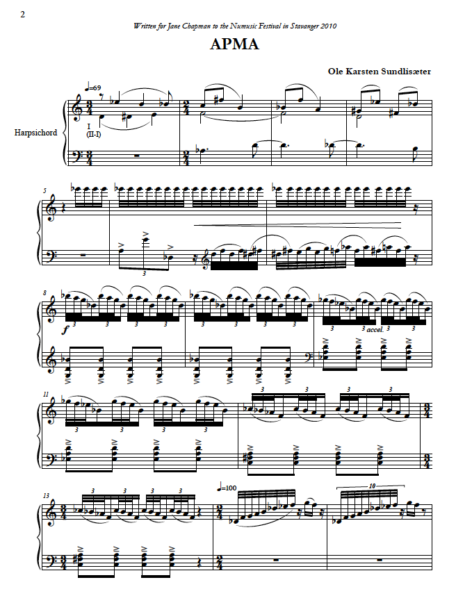 APMA - cembalo