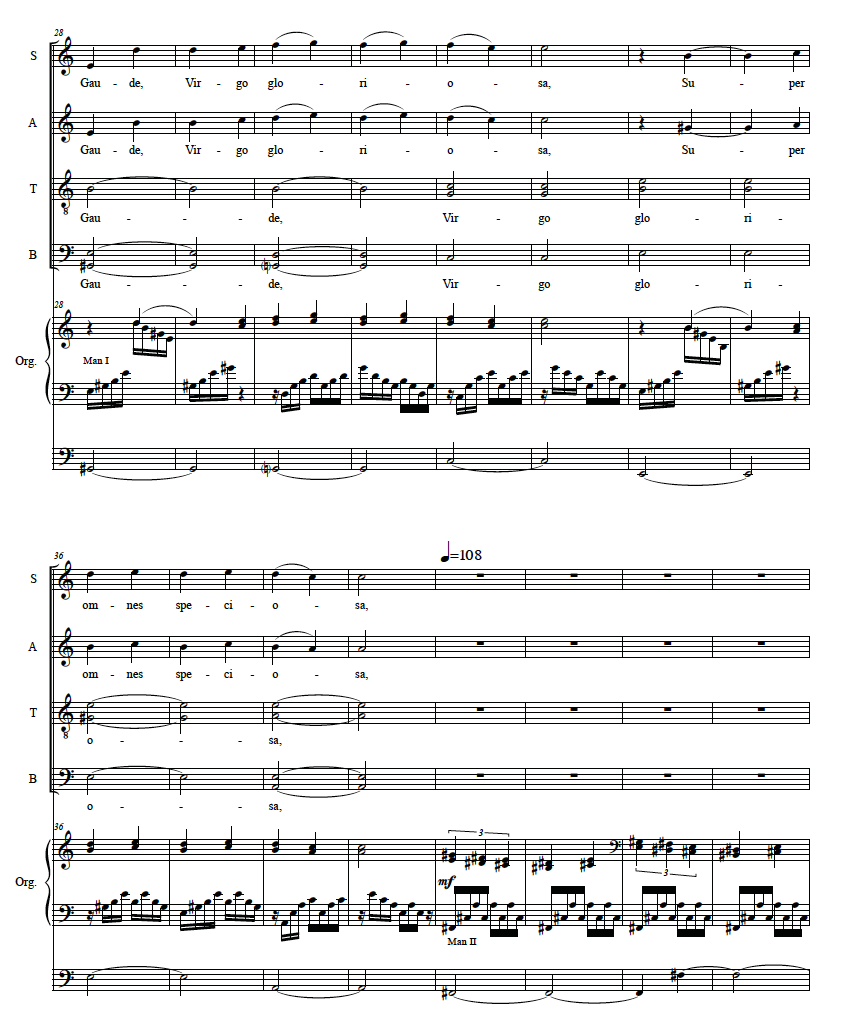 Ave Regina Caelorum (med orgel)