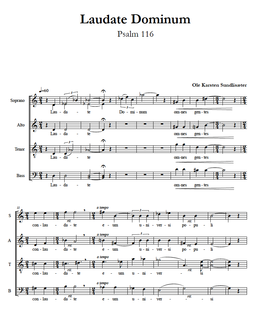 Laudate Dominum