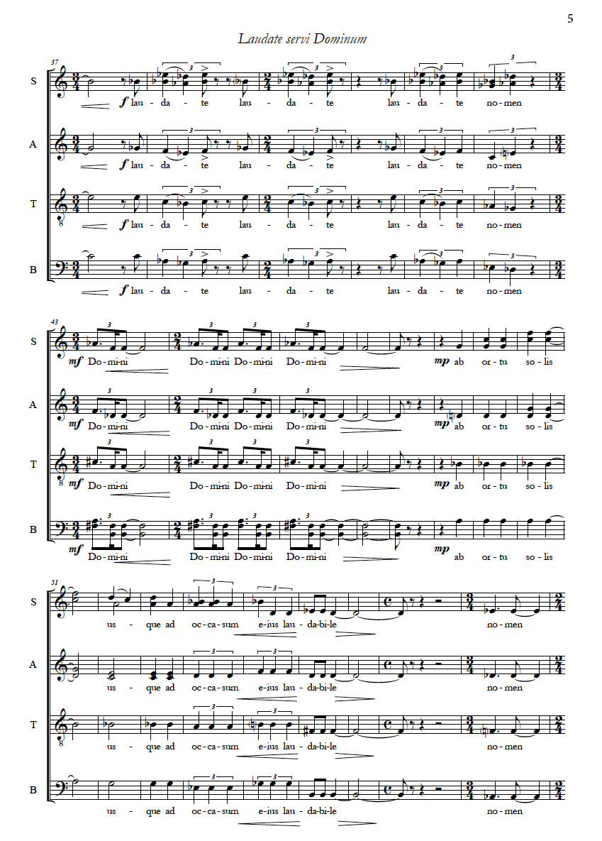 Laudate servi Dominum