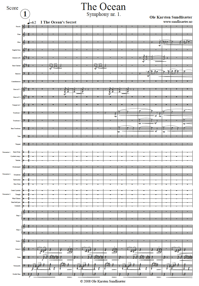 Symphony No. 1. "The Ocean"