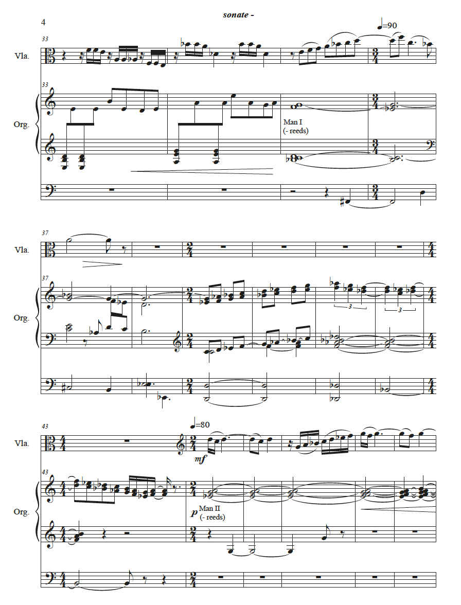 Sonata for Viola and Organ