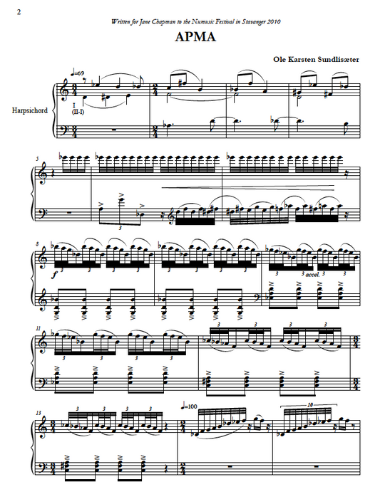 APMA - cembalo