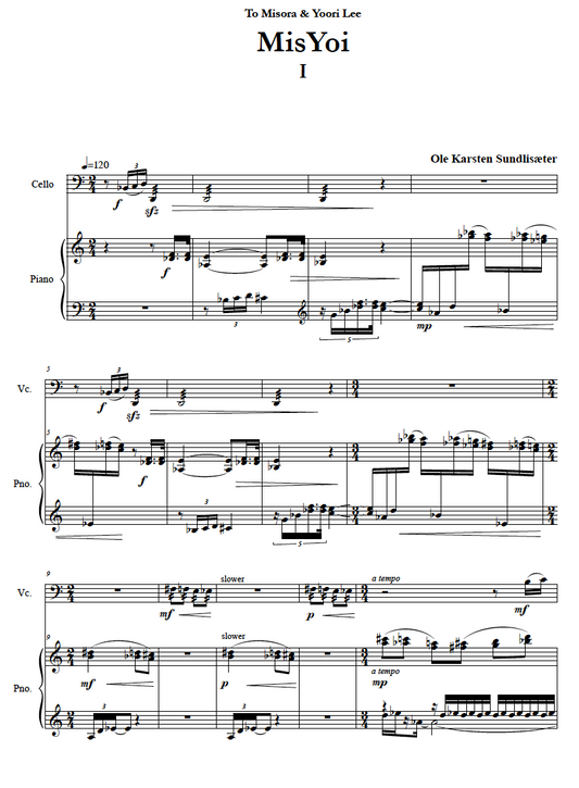 Cellosonate - MisYoi
