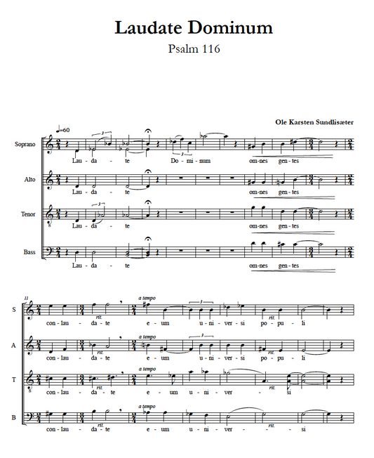 Laudate Dominum