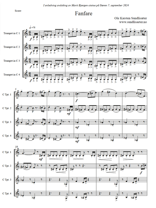 Trompet-fanfare