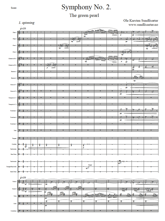 Symphony No. 2. "The Green Pearl"