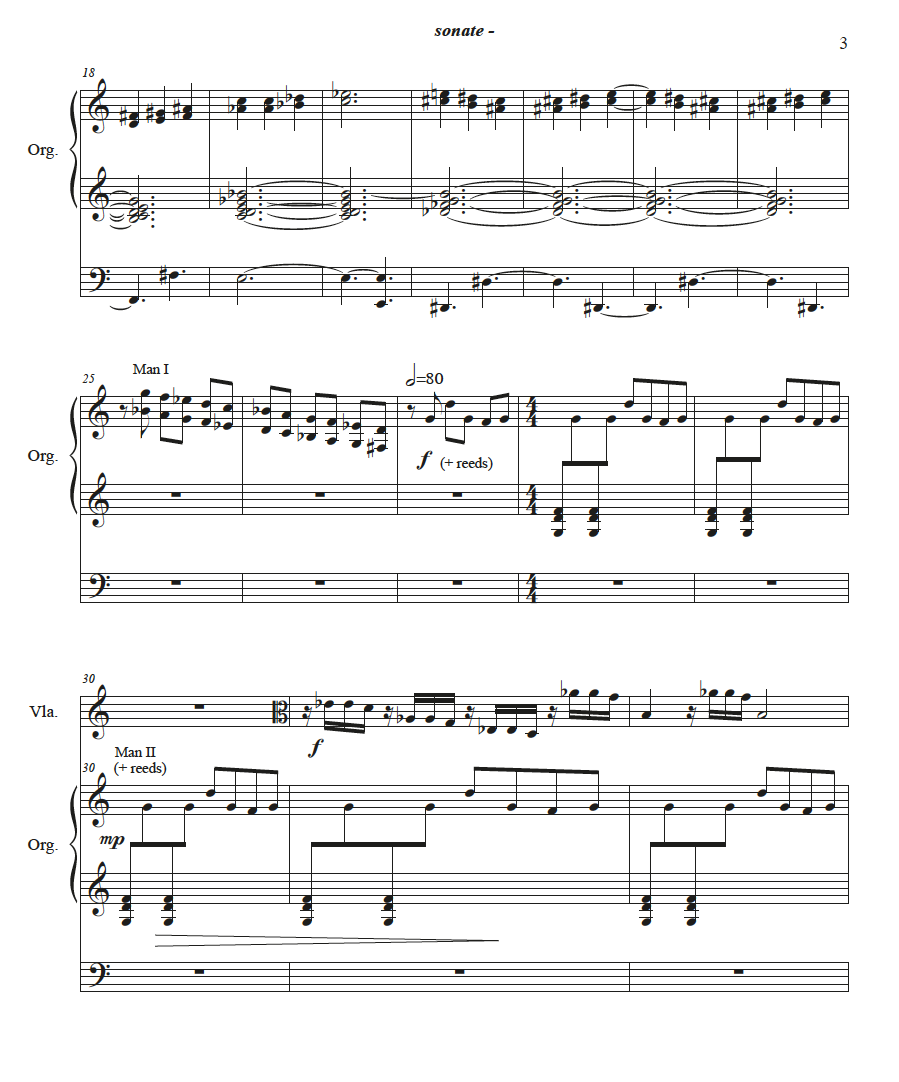 Sonata for Viola and Organ