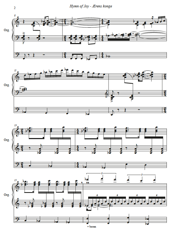 Ærens konge / Hymn of Joy